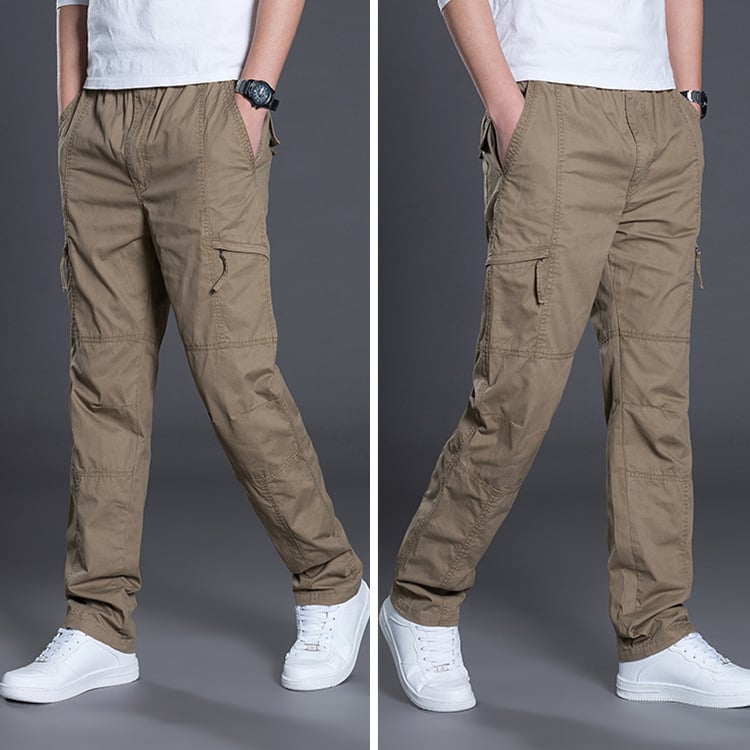 Men's Plus Size Trousers – back view