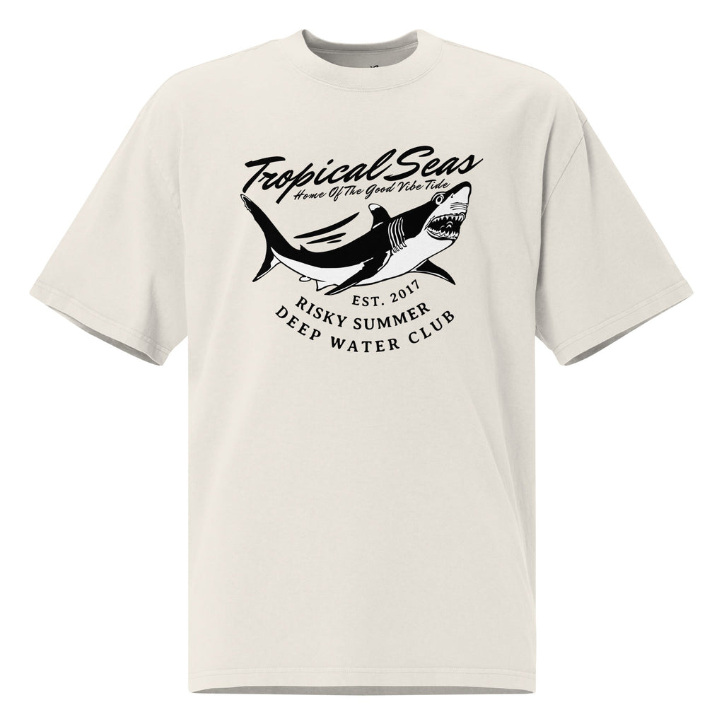 Heritage Oversized Tee – Garment-Dyed Faded Look