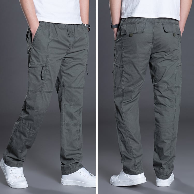Men's Plus Size Trousers – back view